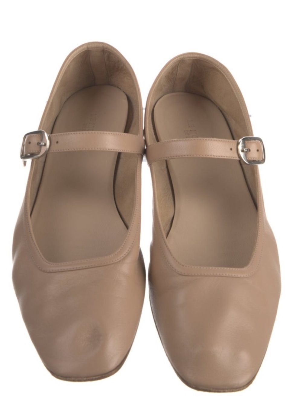 LE MONDE BERYL ballet Mary Jane flats leather fawn 40.5